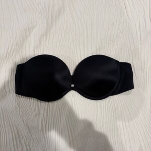 Victoria's Secret Black Strapless Bra